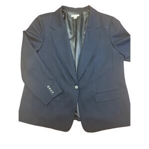 Vintage 1980s-90s Navy Blue Pendleton Wool Blazer Jacket Size 20W